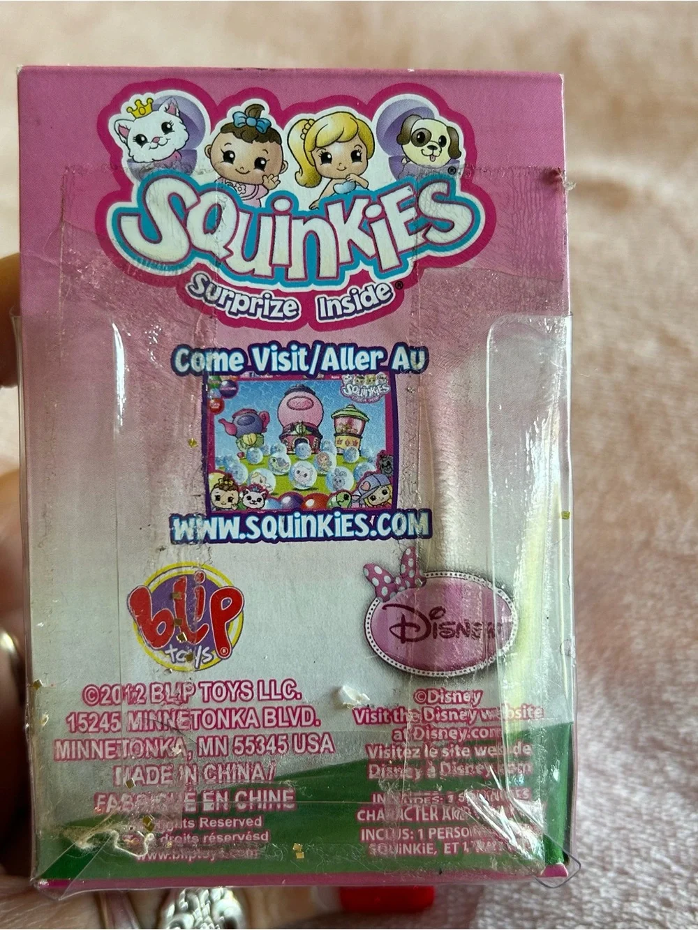 Squinkies Surprize Inside Blip Toys Disney Minnie Mouse beach cuties 2012 NIB